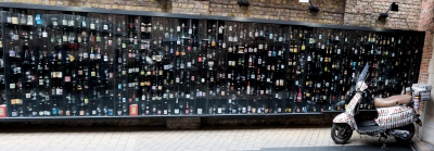 Wall With Beerbottles In Brugge (BE)