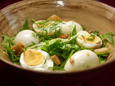 Egg Salade With Rucula