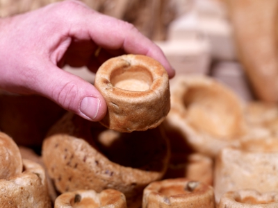 Hands With Bread Cups