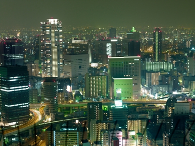 Osaka City Night View