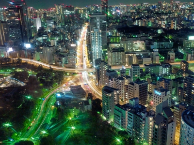 Tokyo City Night View