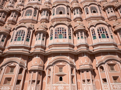 India Jaipur Hawa Mahal Building